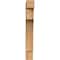 Ekena Millwork Westlake Block Smooth Bracket, Western Red Cedar, 3 1/2"W x 16"D x 28"H BKT04X16X28WTL05SWR - alternate 3